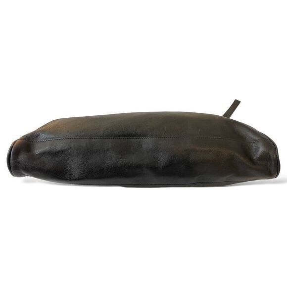 GUCCI Black Leather & Python Trim Vintage Clutch - Picture 10 of 15